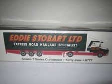 Atlas Eddie Stobart Scania T Series Curtainside Kerry Jane 1/76 Scale Model