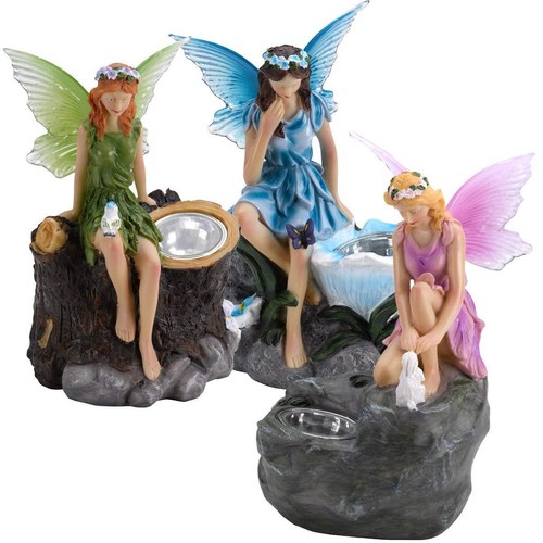 Fairy statue solar spotlights - fairy,