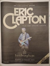 ERIC CLAPTON SANDRINGHAM 2026