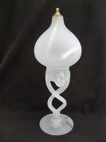 Oil lamp pretty glass - oil,