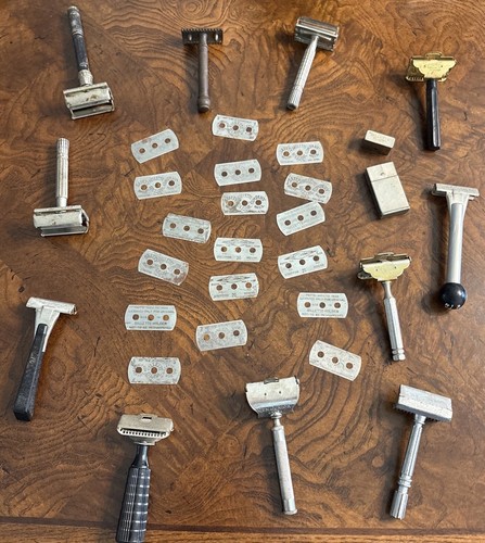 Antique vintage shaving lot - vintage,