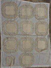 Vintage Linen Doily Set –