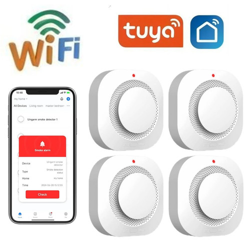 Tuya wifi smoke alarm - alarm, fire