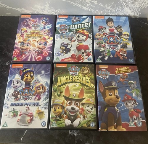Paw patrol dvd bundle - dvd, x6