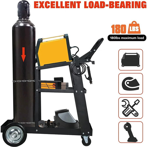 80kg three tier welding cart - 80kg,
