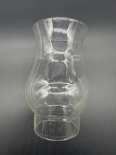 Clear glass oil lamp chimney - Height 16.5cm Bottom Diameter 7.5cm
