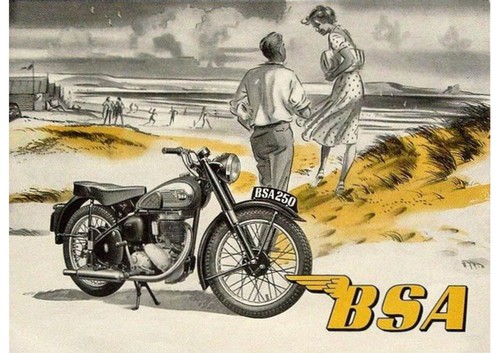 1950 bsa c11 - bsa, 250cc