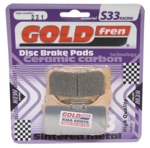 Goldfren s33 brake pads front - goldfren,