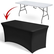 6ft Folding Table Trestle Camping Party Picnic BBQ Stall Garden Indoor Outdoor