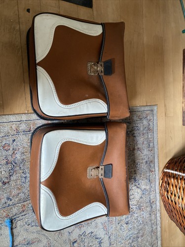Vintage bicycle panniers - bicycle,