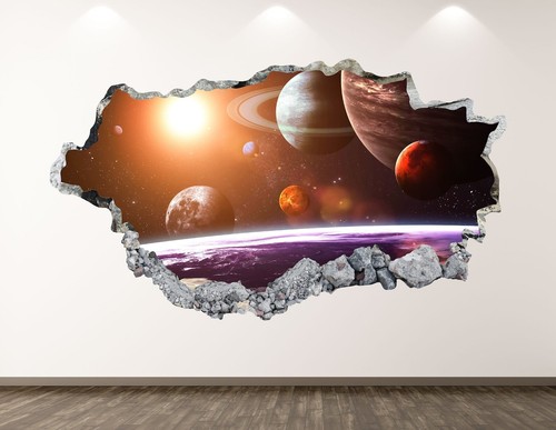 Space wall decal - decal, galaxy