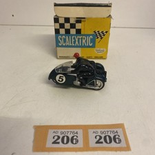 Scalextric Vintage Motorbike Side Car Boxed Set b2 hurricane green