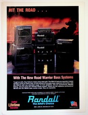 Vintage Randall Bass Amp Ad