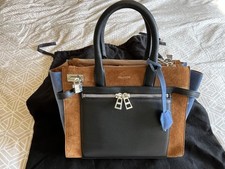 Rare Tricolour Zadig & Voltaire Bag Suede Leather Candide Handbag 