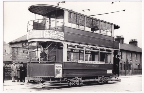 Vintage london transport tram - vintage,