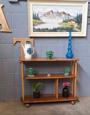 Ercol Mini Giraffe Book Trolley  Room Divider Mid Century  ~ DELIVERY AVAILABLE 