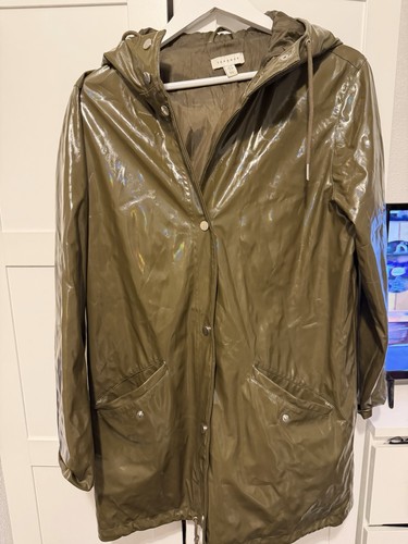 Topshop olive green shiny - topshop,
