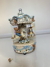 Vintage Regency Fine Arts Victorian Collectin Funfair Revolving Musical Carousel