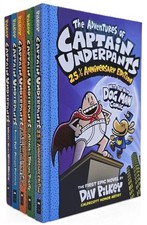 The Captain Underpants Colossal Color Collection 5 Books Set Hardcover NEW
