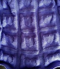 Knitting Pattern blanket cot