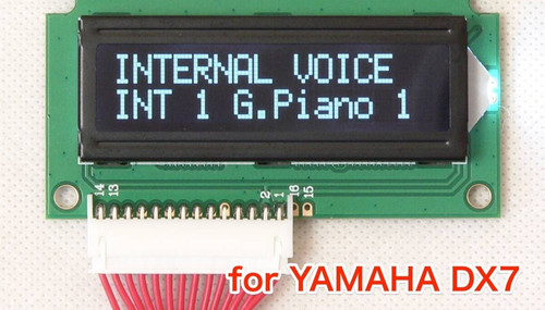 Yamaha dx7 black led backlight - yamaha,
