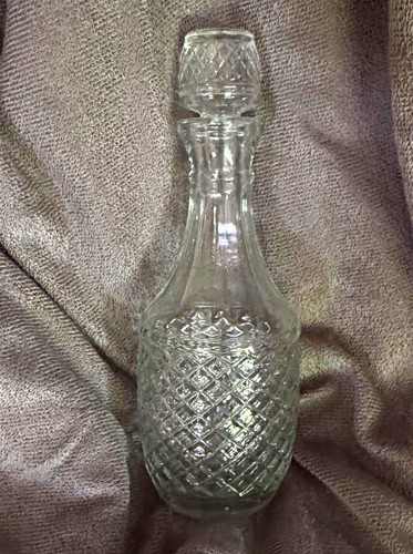 Vintage clear cut glass - clear,