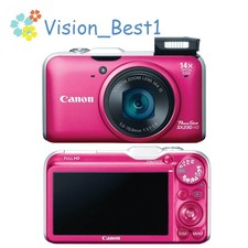 Canon PowerShot SX230 HS Digital Camera 12.1MP 14x Optical Zoom Time Lapse Pink