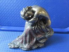 Shudehill giftware bronze naked lady on rocks plinth figurine mint freepost 