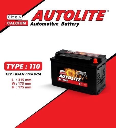 Type 110 car van battery - car, 12v