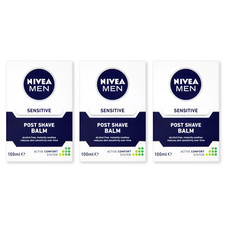 NIVEA MEN Sensitive Post Shave Balm (100ml) Pack 3