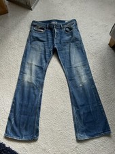 Diesel Zathan Men’s Jeans W32 L30 Frayed Hems (D5083)