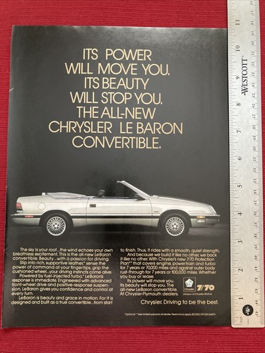 1987 chrysler baron - 1987,