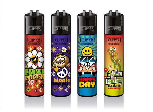 Super hippies clipper lighters - hippies,