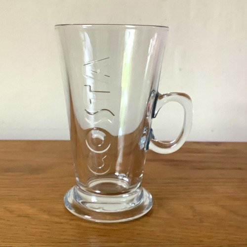 Clear glass latte - clear, with