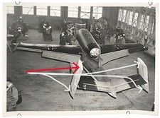 WW2 HEINKEL HE 162 airframe