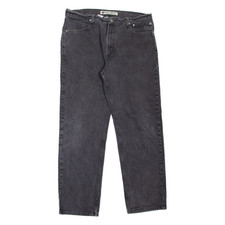 HARLEY DAVIDSON Mens Jeans Grey Regular Straight W38 L31