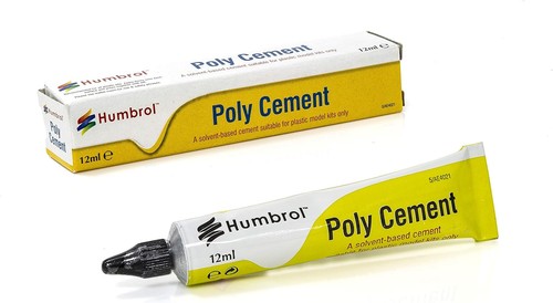 Humbrol 12ml poly cement tube - 12ml,