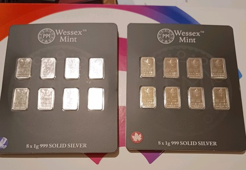 Wessex 999 silver bars - silver,