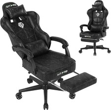 Gaming Chair Leather Office Chair Massage Computer Chairs with ask Swivel