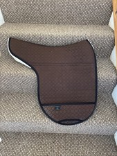 Werner christ 1/2 lined  Sheepskin Numnah For Bareback Saddles 