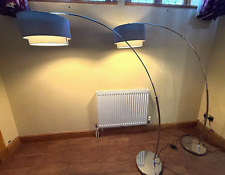 2 NEXT floor lamps approx. 162cm high