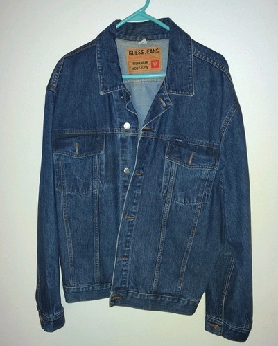 Guess jeans blue denim jacket - guess,