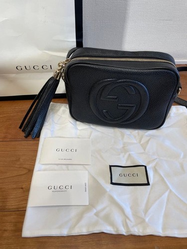 Gucci soho shoulder bag black - gucci,