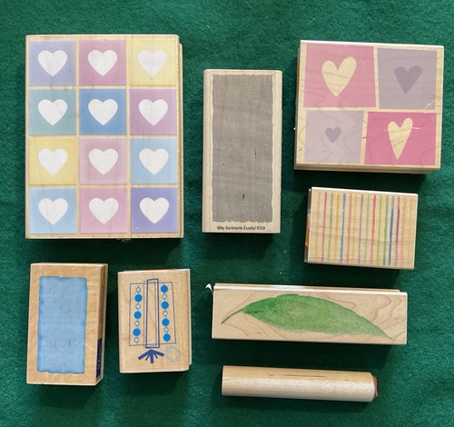 Wooden rubber stamps job - rubber,