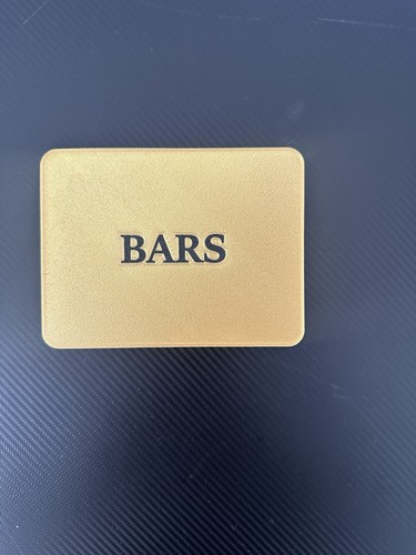 Gold bar storage box - gold,