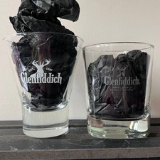 Glenfiddich Whisky Glasses x2 (VERY GOOD CONDITION)