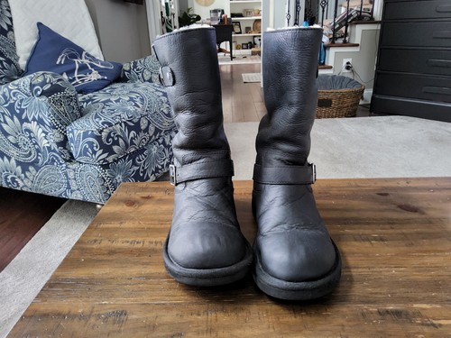 Ugg kensington black - ugg, leather
