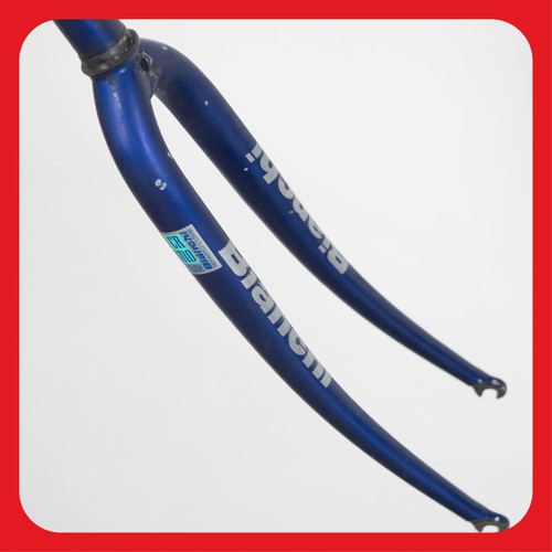 Bianchi steel fork threaded - steel,