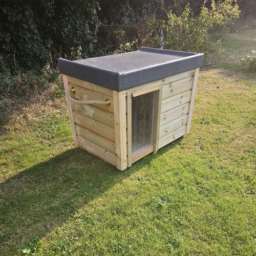 Heavy duty wooden dog - wooden, kennel