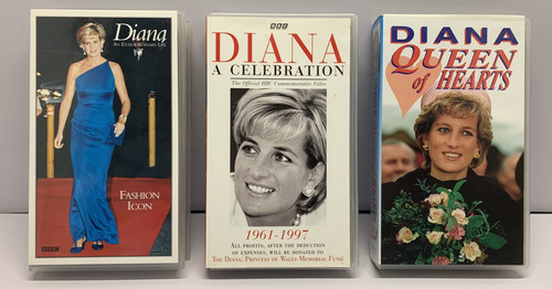 Princess diana vhs - 3x,